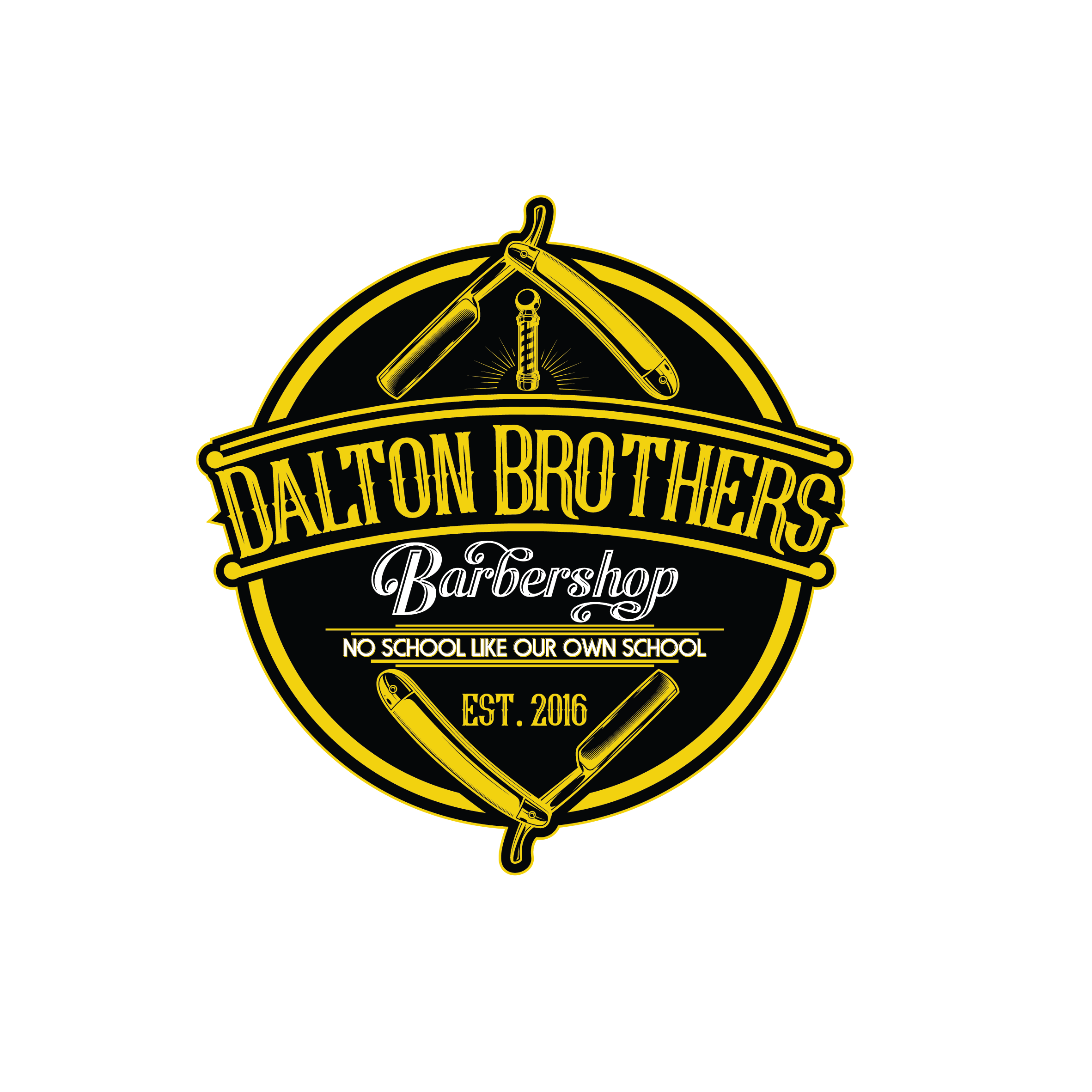 Dalton Brothers barbershop logo
